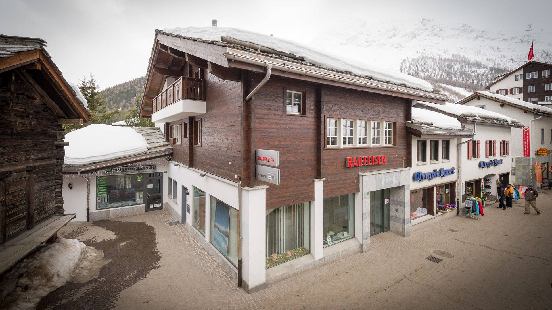 Bankstelle Saas-Fee